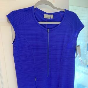 Athleta L Pacifica shirt cobalt blue
